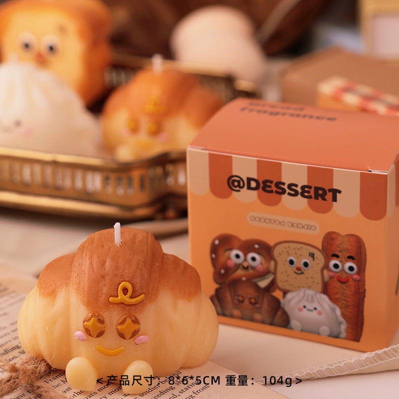 Handcrafted Shaped Aromatherapy Candles in Bakery Series (Bread Style)