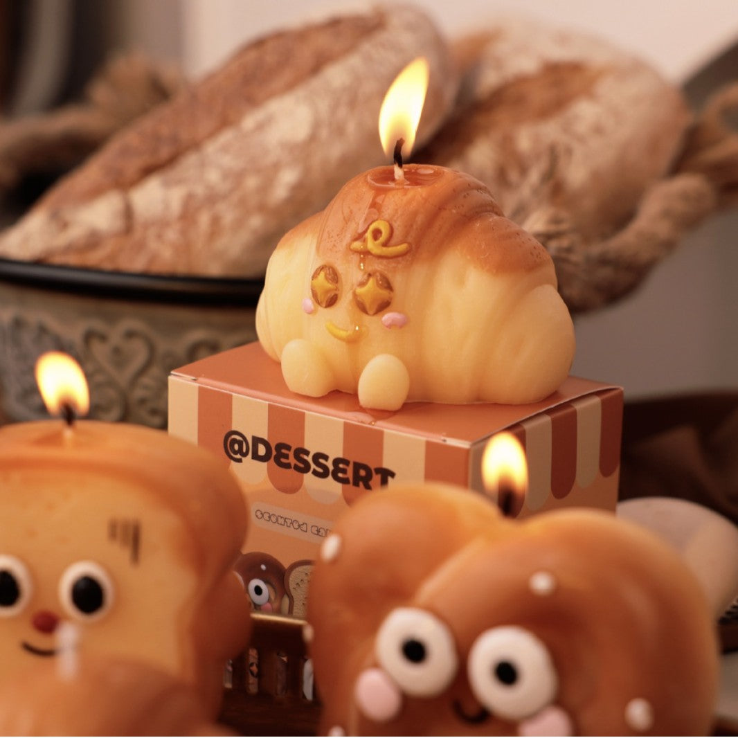 Handcrafted Shaped Aromatherapy Candles in Bakery Series (Bread Style)