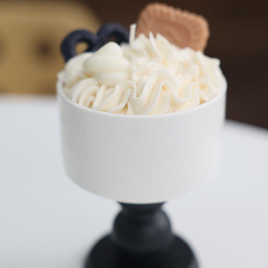 French Retro Ins Style High-Foot Bowl Dessert Bowl Scented Candle