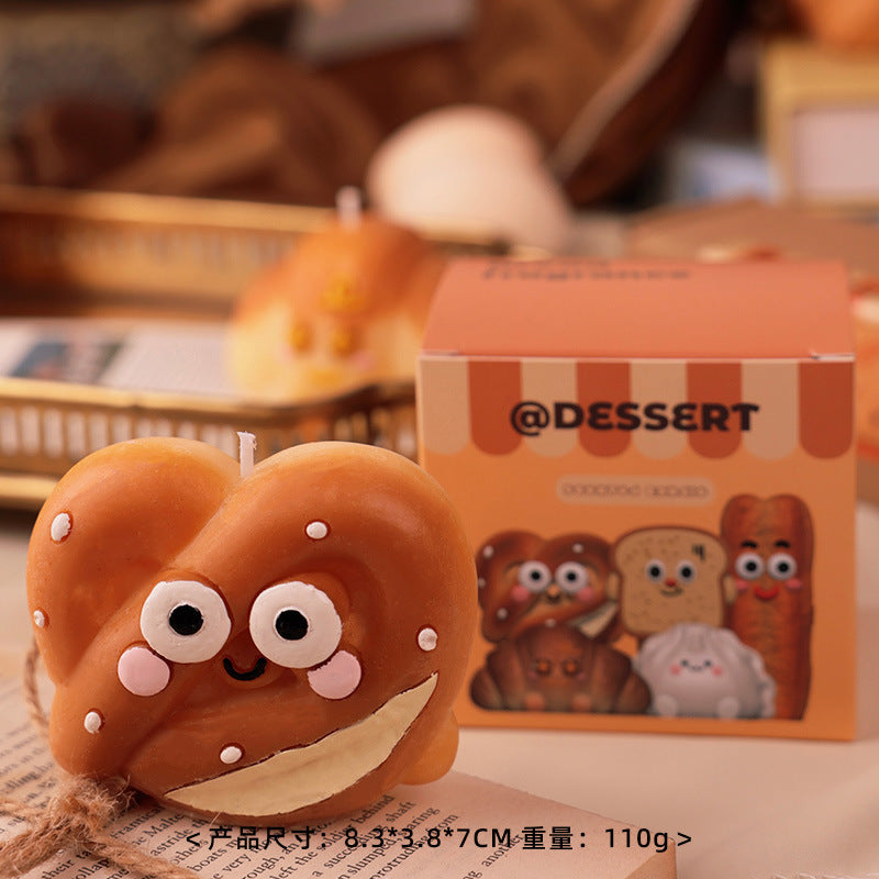 Handcrafted Shaped Aromatherapy Candles in Bakery Series (Bread Style)
