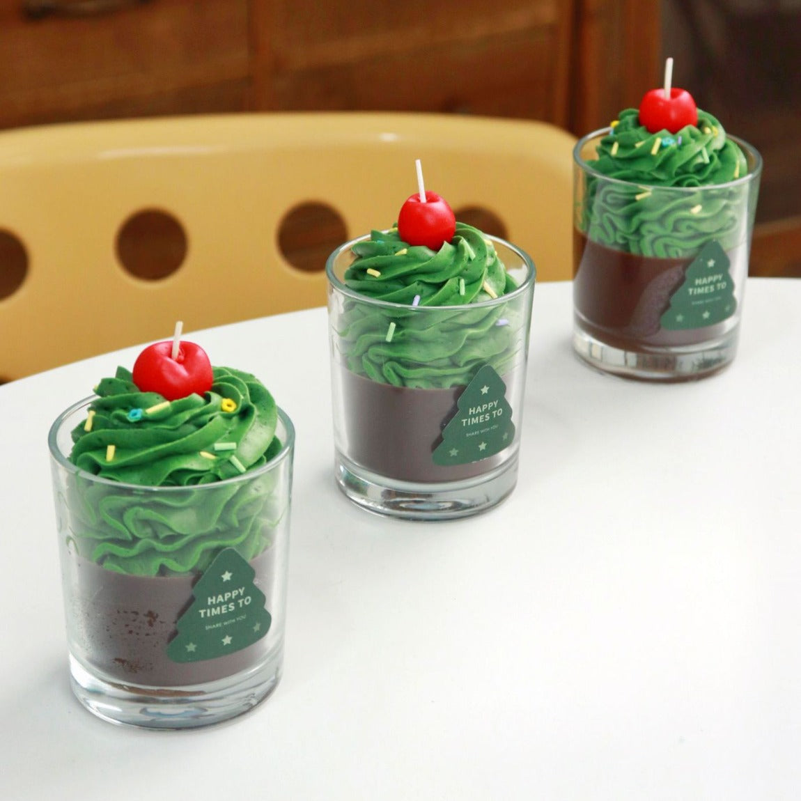 Matcha Chocolate Cake Candle