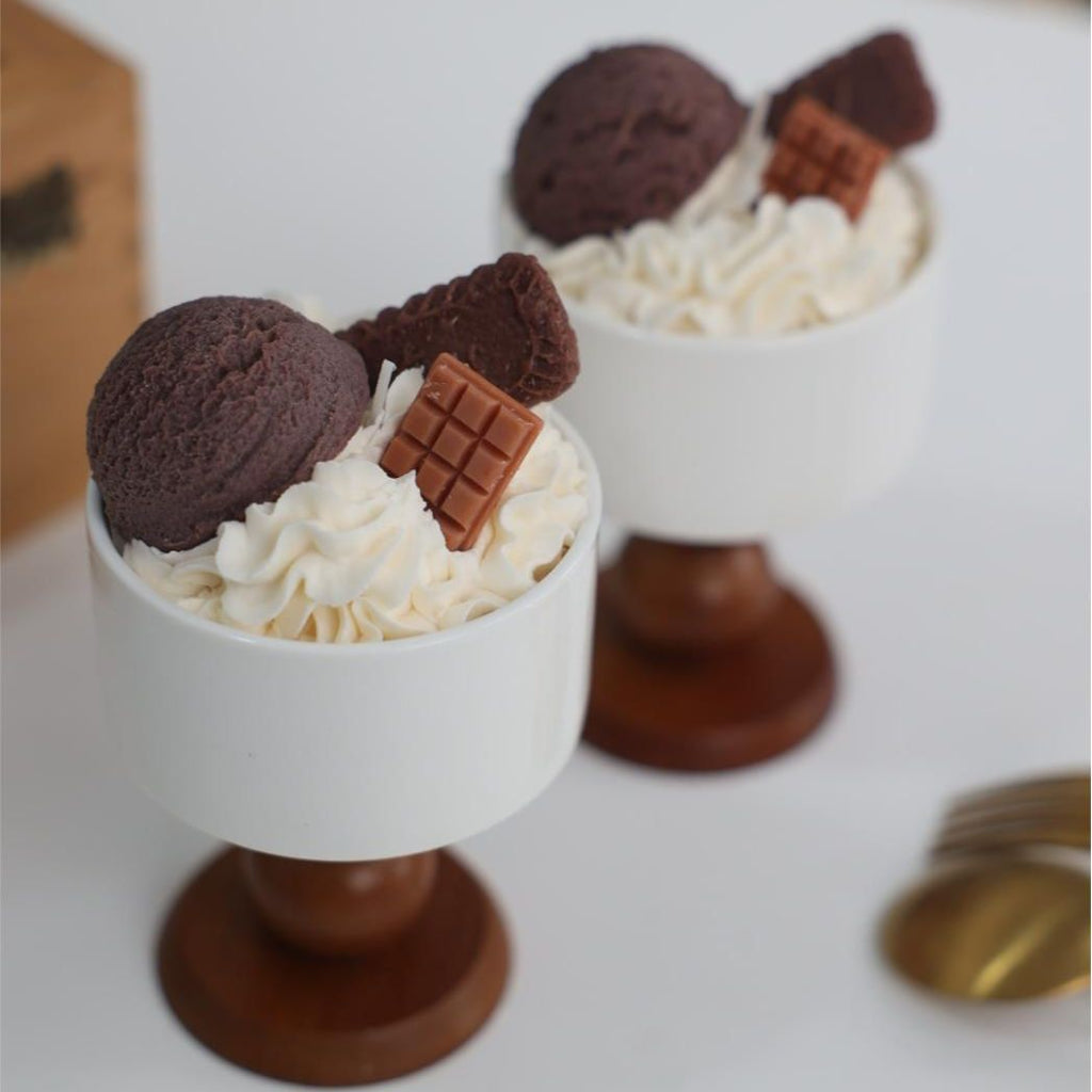 French Retro Ins Style High-Foot Bowl Dessert Bowl Scented Candle