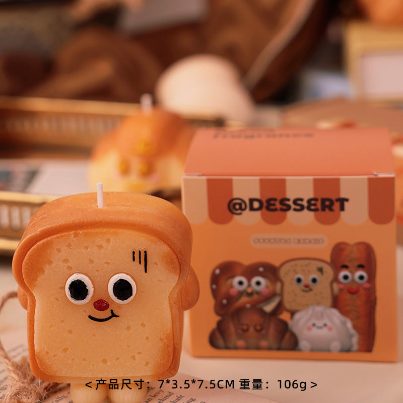 Handcrafted Shaped Aromatherapy Candles in Bakery Series (Bread Style)